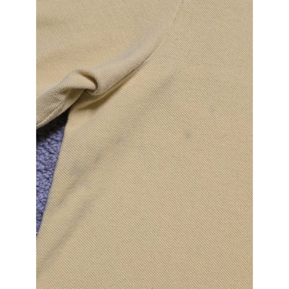 Vintage Y2K Ecko Unlimited Polo Mens XL Butter Yellow Big Rhino Embroidered Logo - Picture 10 of 16